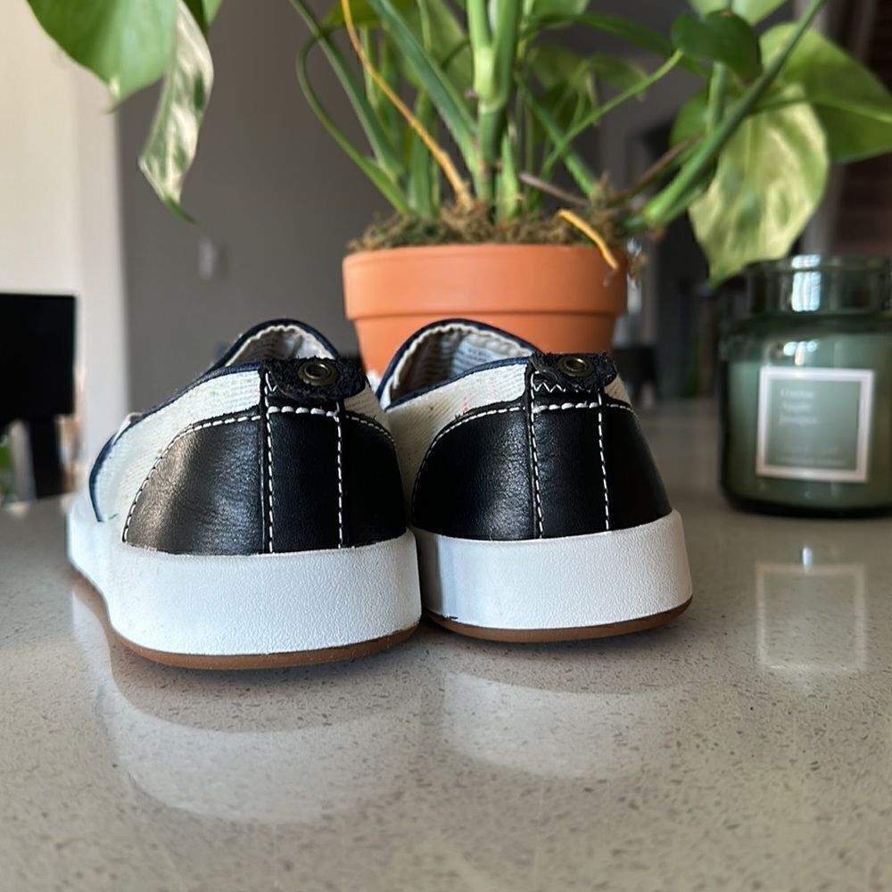 Kodiak Blairmore White Speckled Loafers Slip On 9.5 Leather Upper Walking Casual - Picture 6 of 14